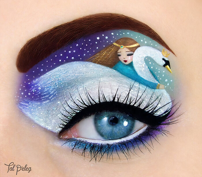 Makeup Artist Uses Her Eyes As A Canvas Creating Stunning Art