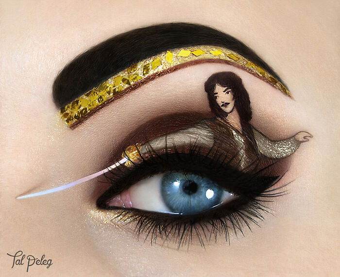 Makeup Artist Uses Her Eyes As A Canvas Creating Stunning Art