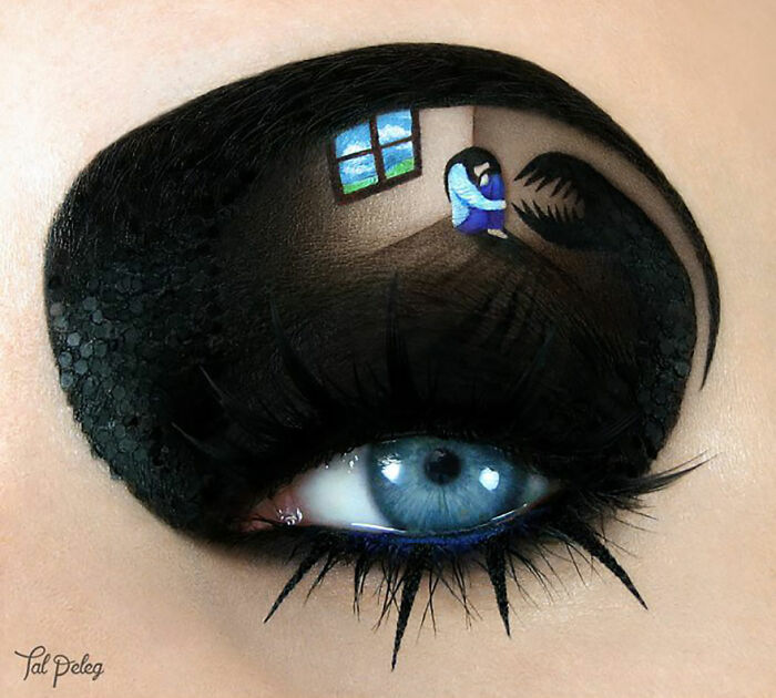 Makeup Artist Uses Her Eyes As A Canvas Creating Stunning Art