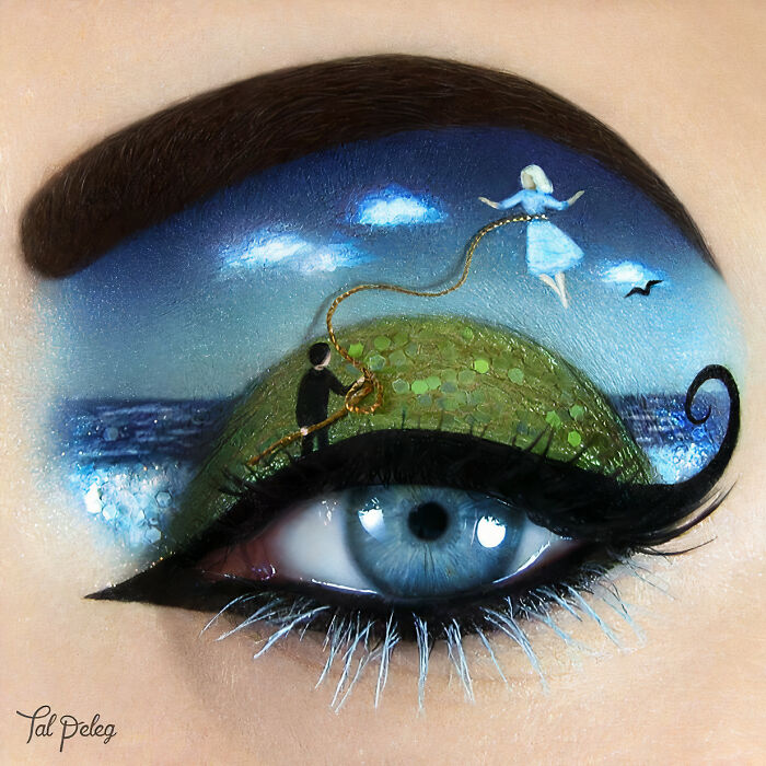Makeup Artist Uses Her Eyes As A Canvas Creating Stunning Art