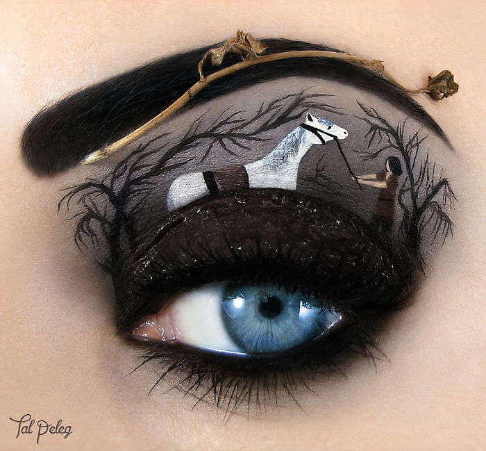 Makeup Artist Uses Her Eyes As A Canvas Creating Stunning Art