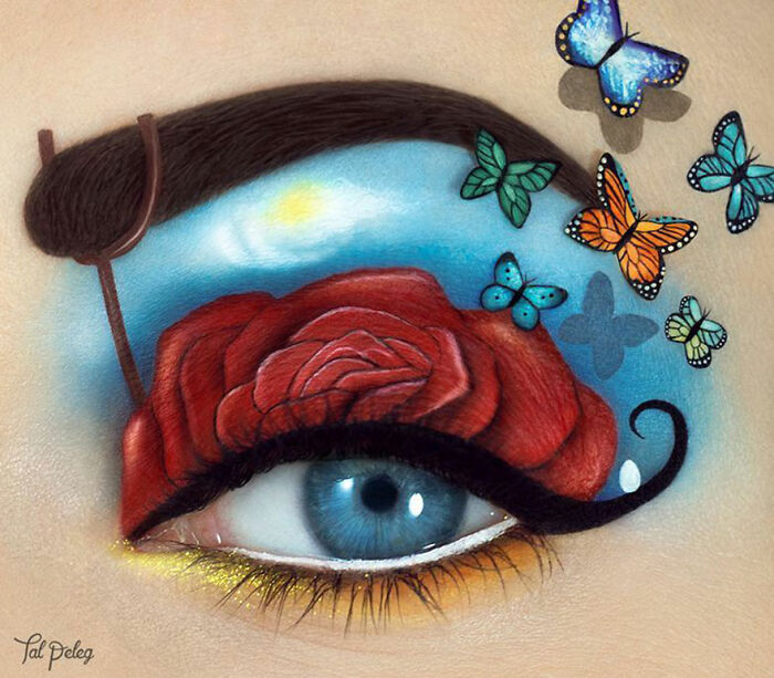 Makeup Artist Uses Her Eyes As A Canvas Creating Stunning Art