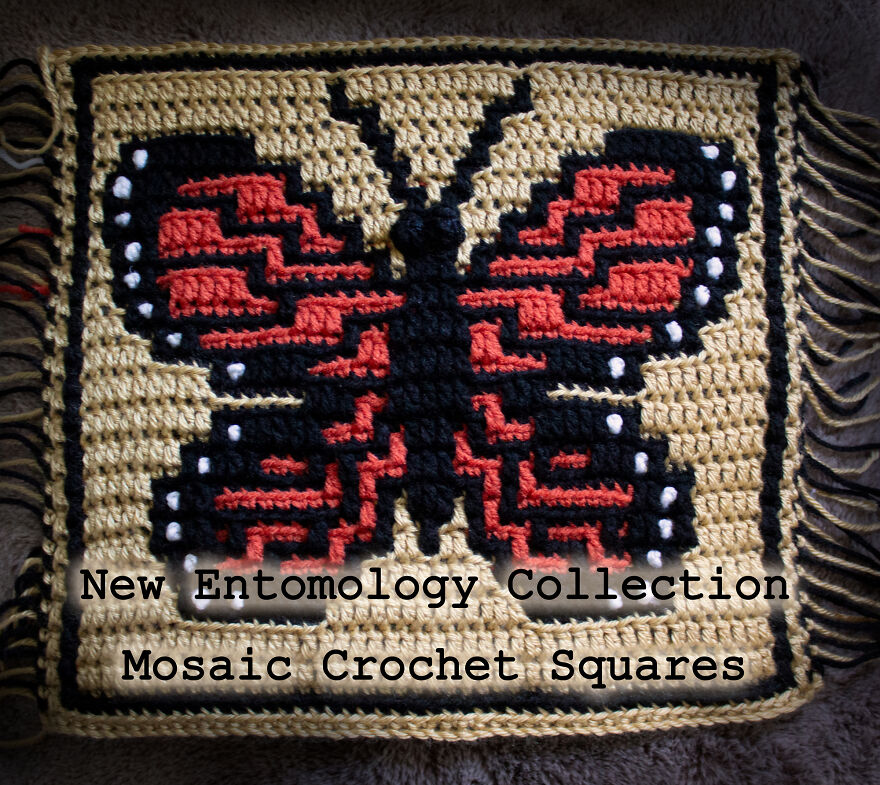 I've Been Designing Mosaic Crochet Squares For The Past Month To Relieve Anxiety I've Been Designing Mosaic Crochet Squares For The Past Month To Relieve Anxiety