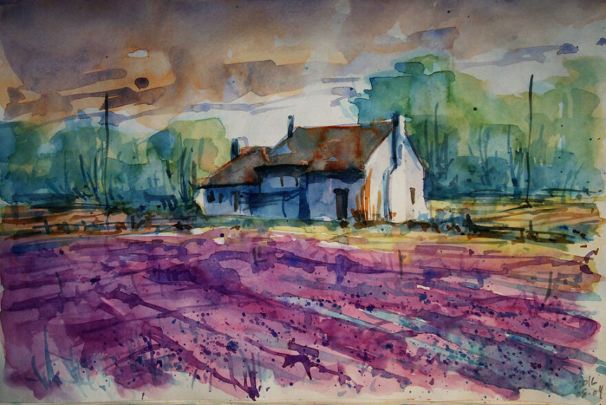 My Watercolors Show The Beauty Of Abandoned Places
