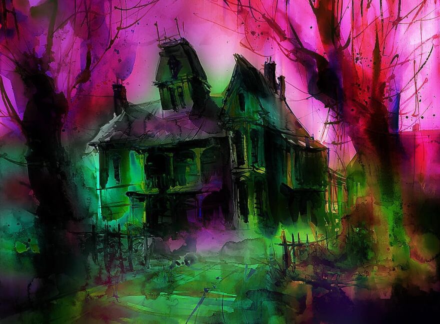 My Watercolors Show The Beauty Of Abandoned Places