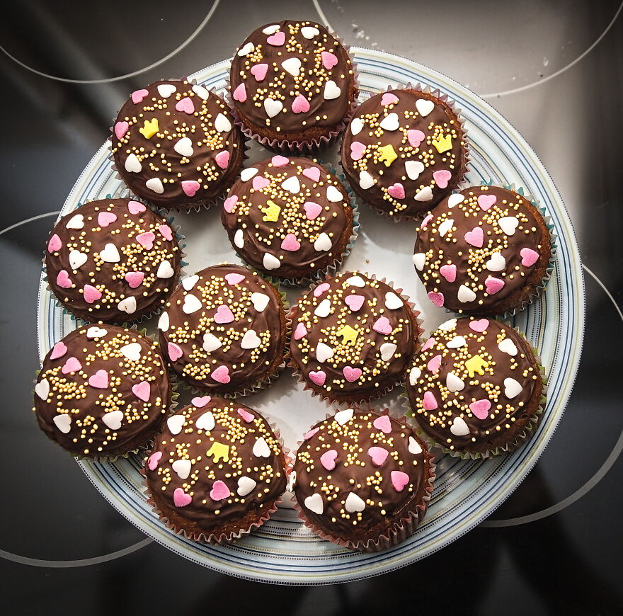 2019, Valentine Themed Cupcakes