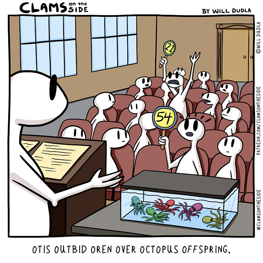 Alphabetically-Alliterate-Comics-Clams-On-The-Side-Will-Dudla