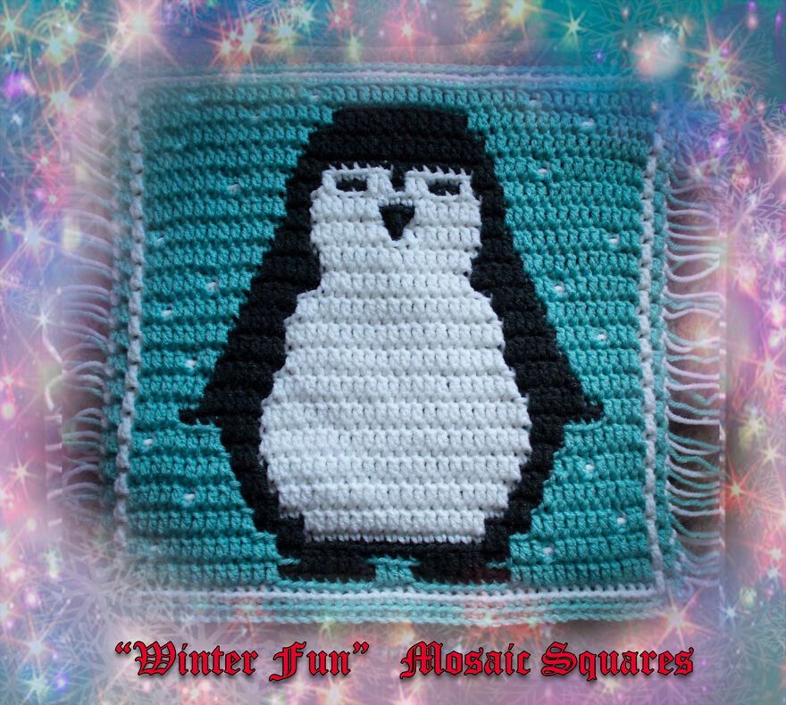 I've Been Designing Mosaic Crochet Squares For The Past Month To Relieve Anxiety I've Been Designing Mosaic Crochet Squares For The Past Month To Relieve Anxiety