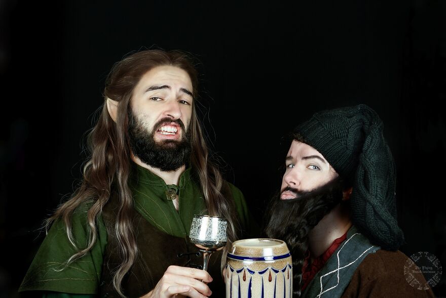 My Boyfriend And I Dressed Up In Eachothers Lord Of The Rings Costumes For Halloween