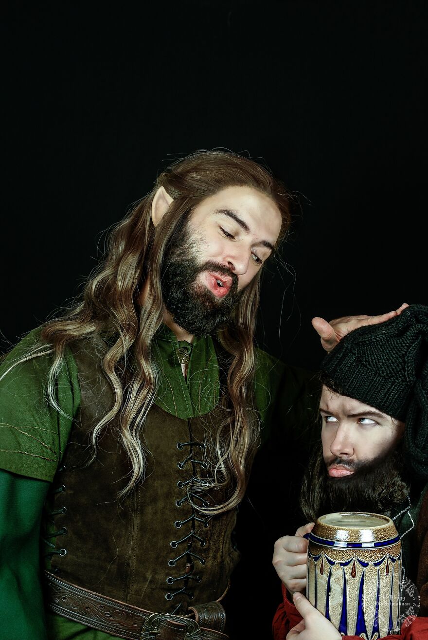 My Boyfriend And I Dressed Up In Eachothers Lord Of The Rings Costumes For Halloween
