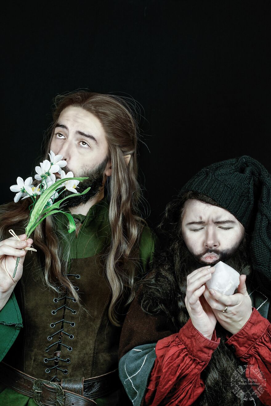 My Boyfriend And I Dressed Up In Eachothers Lord Of The Rings Costumes For Halloween