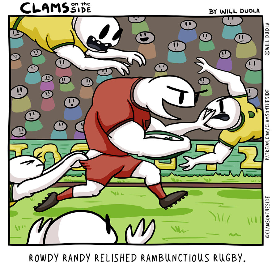 Alphabetically-Alliterate-Comics-Clams-On-The-Side-Will-Dudla