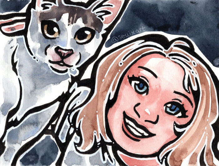 Woman Shares Pics Of Her And Her Cat In 1998 And 2018, And They Go Viral Woman Shares Pics Of Her And Her Cat In 1998 And 2018, And They Go Viral