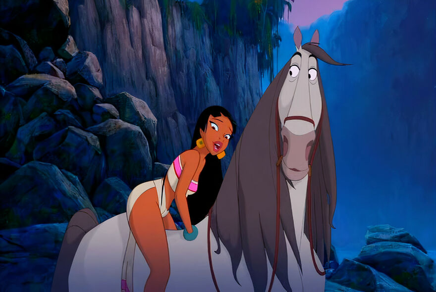 This Artist's Drawings Of Cartoon Princesses And Their Pets Look Like They're Glowing (7 Pics) This Artist's Drawings Of Cartoon Princesses And Their Pets Look Like They're Glowing (7 Pics)