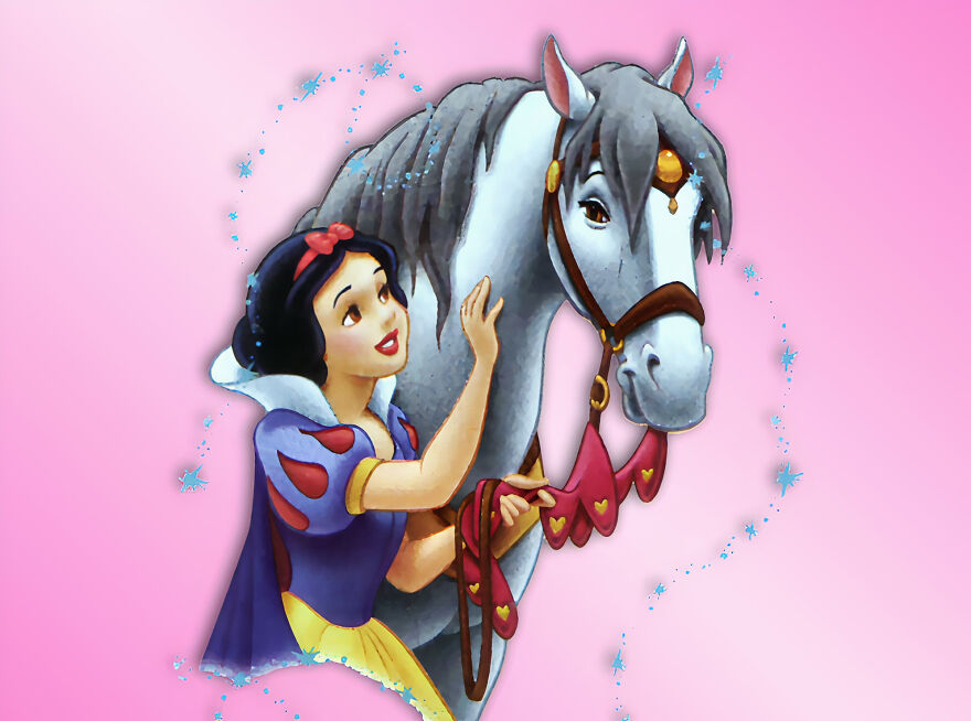 This Artist's Drawings Of Cartoon Princesses And Their Pets Look Like They're Glowing (7 Pics) This Artist's Drawings Of Cartoon Princesses And Their Pets Look Like They're Glowing (7 Pics)