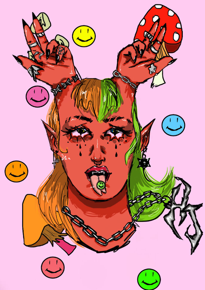 Hand Antlers That I Came Up With At 2am