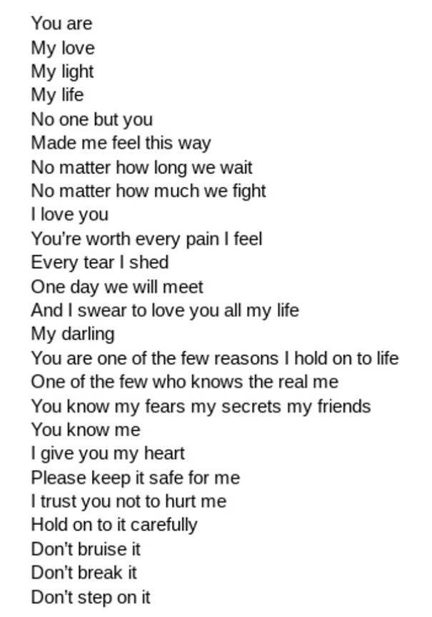 5 Non-Rhyming Poems I Made Myself That Comes From My Heart