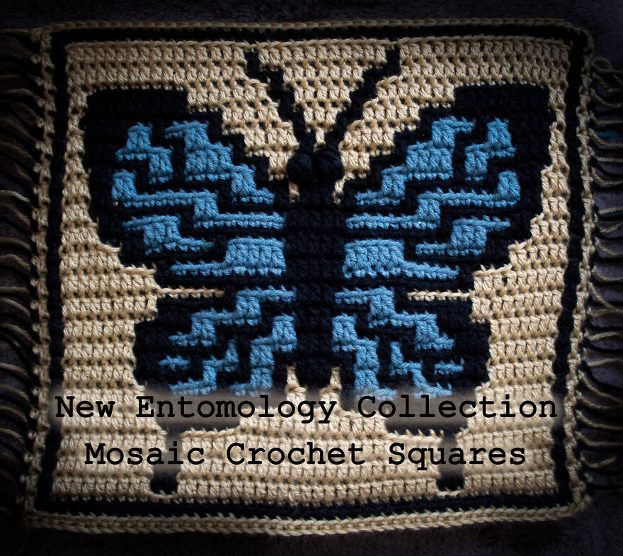 I've Been Designing Mosaic Crochet Squares For The Past Month To Relieve Anxiety I've Been Designing Mosaic Crochet Squares For The Past Month To Relieve Anxiety