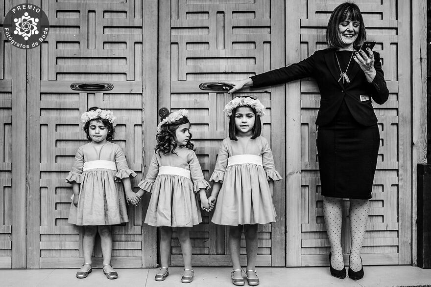 Funny Moment In The Wedding Caught By Francisco Javier Muñoz