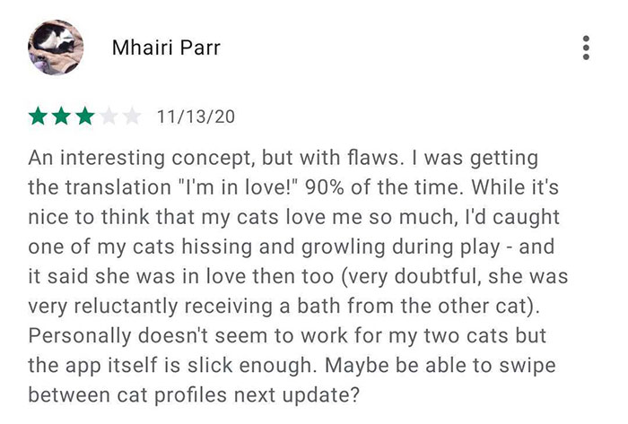 This App Translates Cats' Meows Into Words We Can Understand This App Translates Cats' Meows Into Words We Can Understand