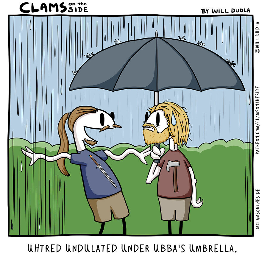 Alphabetically-Alliterate-Comics-Clams-On-The-Side-Will-Dudla