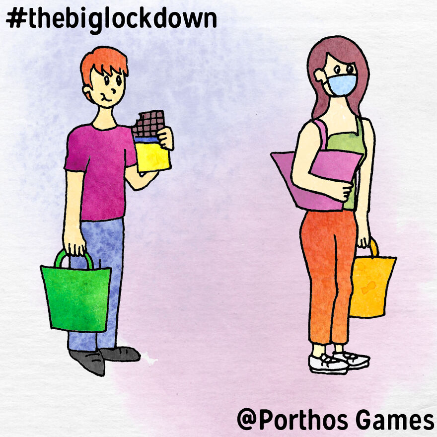 Lines! Lines! Lines! There Were Lines Everywhere As Shops Limited Numbers. Anyone Else Get Hungry?