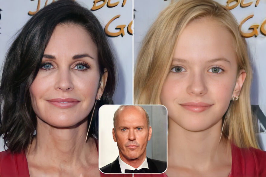 Courteney Cox And Michael Keaton