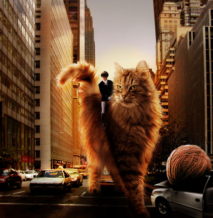 What Would Happen If Giant People "Invaded" Our Cities? Digital Artists Bring That Answer