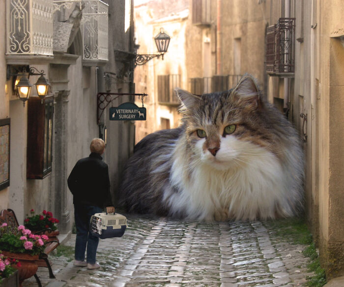 What Would Happen If Giant People "Invaded" Our Cities? Digital Artists Bring That Answer