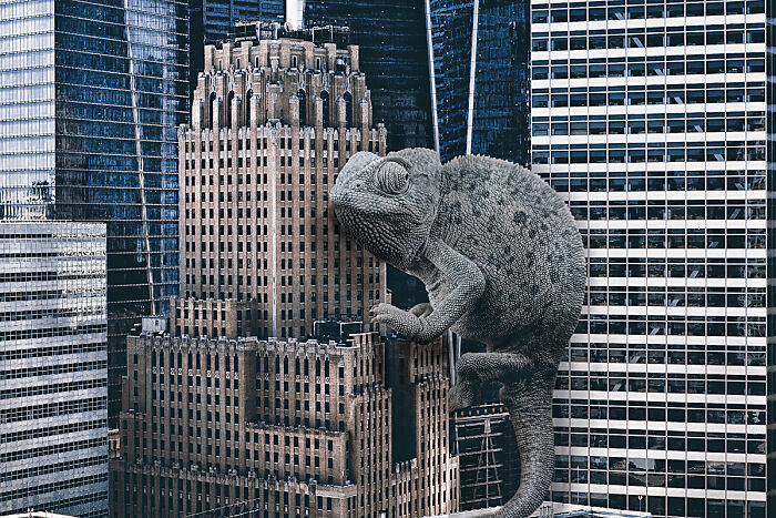 What Would Happen If Giant People "Invaded" Our Cities? Digital Artists Bring That Answer