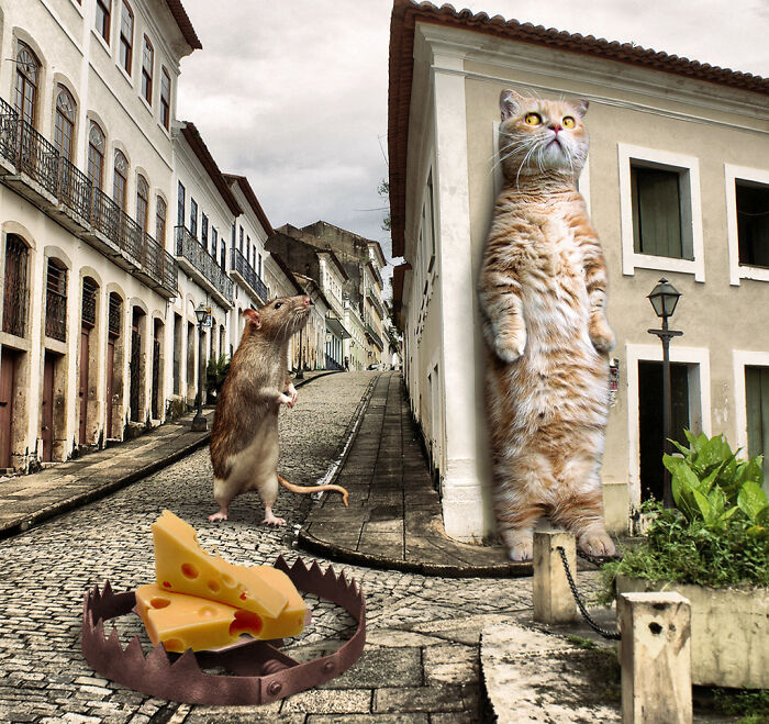 What Would Happen If Giant People "Invaded" Our Cities? Digital Artists Bring That Answer