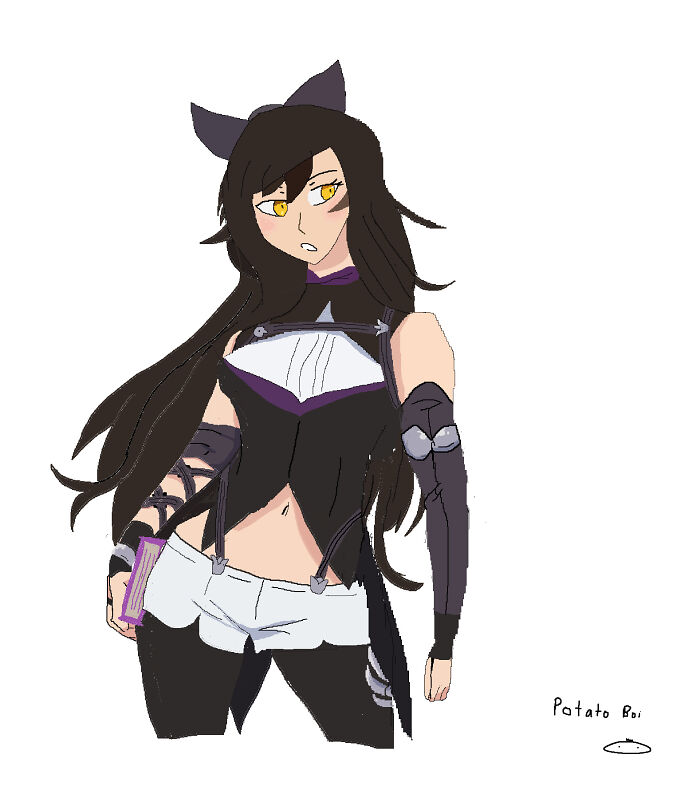 Blake From Rwby (I'm Not Very Good At Drawing)