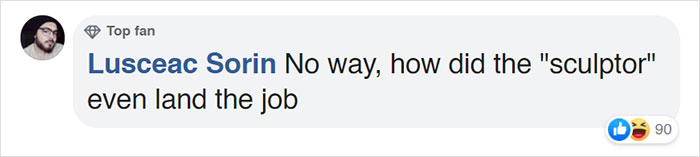 Somebody Pulled A 'Not My Job' On This 1923 Statue During Its Restoration Somebody Pulled A 'Not My Job' On This 1923 Statue During Its Restoration
