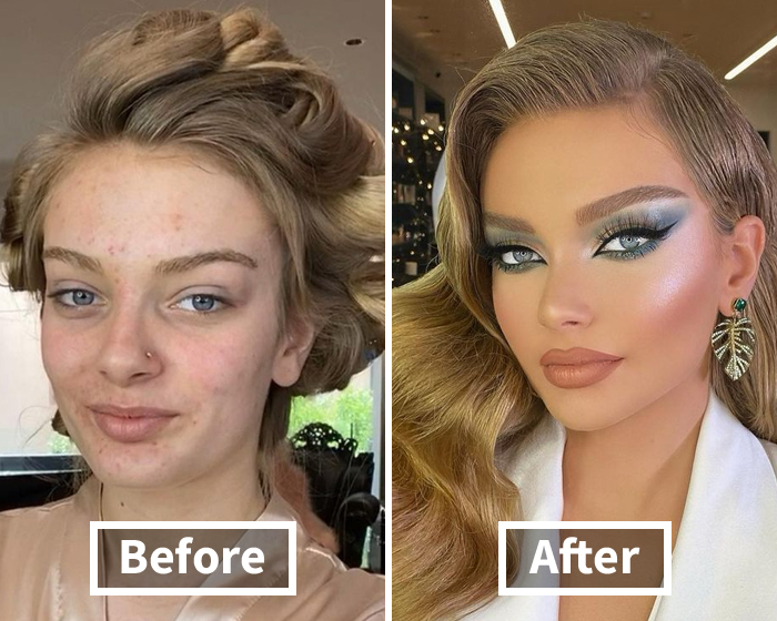 30 Women Before And After Their Bridal Makeup By Arber Bytyqi (New Pics)
