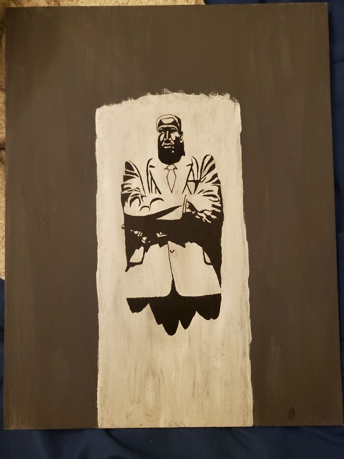 First Time I Ever Did Complete Noir Pallette With Sharp Lines For Shading.