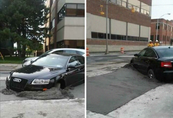 Today Someone Decided To Make An Illegal U Turn At The Worst Possible Time