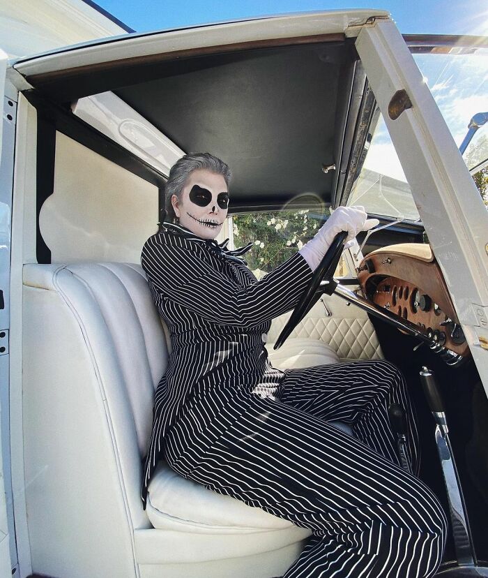 Kris Jenner As Jack Skellington
