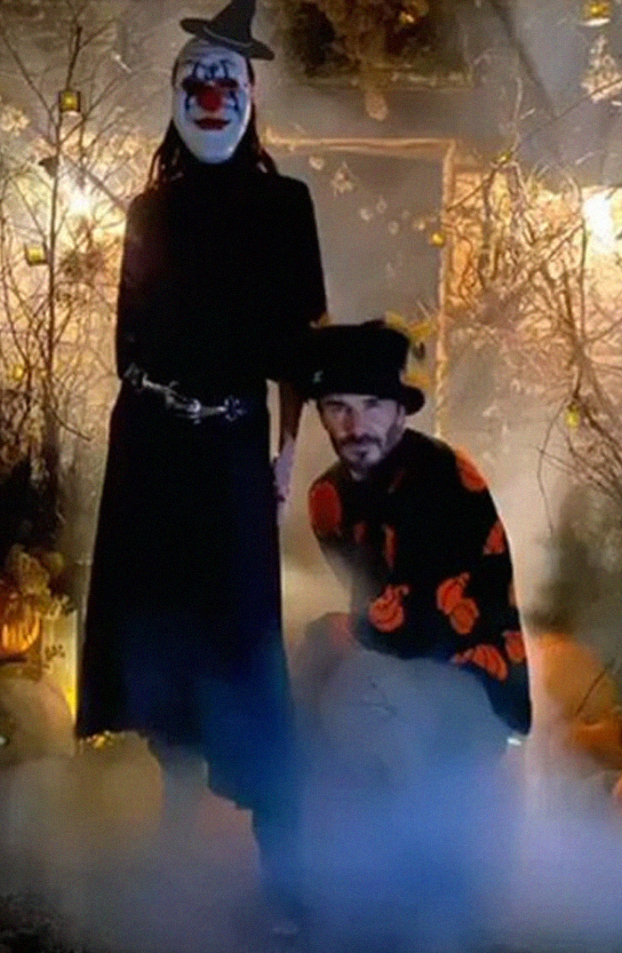 Victoria Beckham As A Creepy Clown