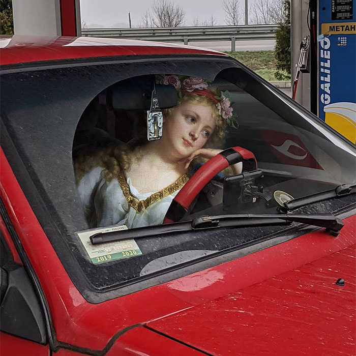 Artist Places People From Classical Paintings Into The Modern World And The Result Is Surprisingly Fitting (27 New Pics)