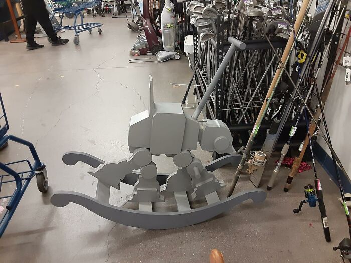 Yall. This Is It! This Is My Greatest Goodwill Find !!! A Starwars Rocking "Horse" Queen Creek Az