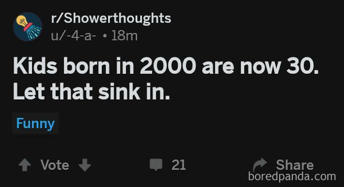 Time Traveler On Showerthoughts