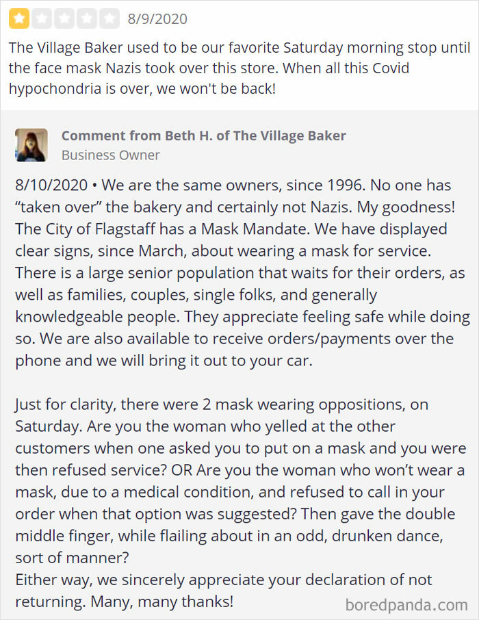 It's Come To This: Face Mask Nazis