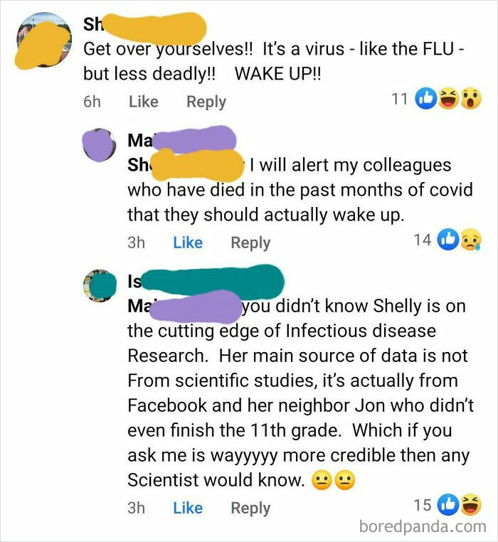 Comments On A Post About A Local Business Shutting Down For A Positive Covid Employee