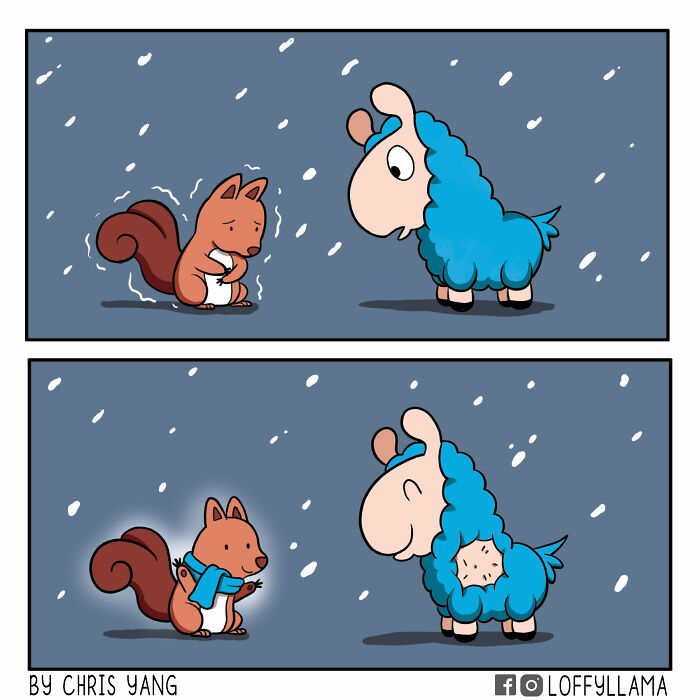 I Created A Wholesome Comic Series Featuring A Blue Llama(15 Pics)