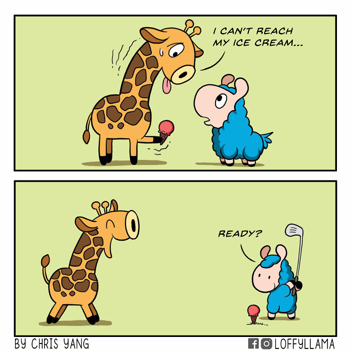 I Created A Wholesome Comic Series Featuring A Blue Llama(15 Pics)