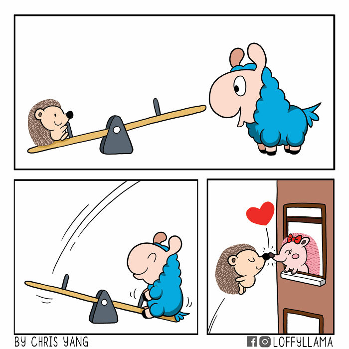 I Created A Wholesome Comic Series Featuring A Blue Llama(15 Pics)