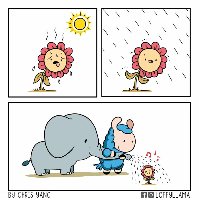 I Created A Wholesome Comic Series Featuring A Blue Llama(15 Pics)