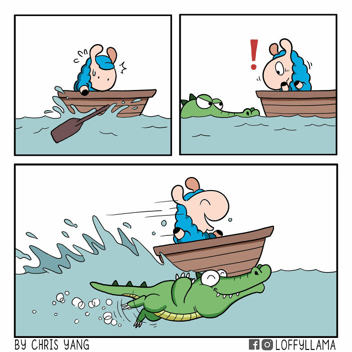 I Created A Wholesome Comic Series Featuring A Blue Llama(15 Pics)