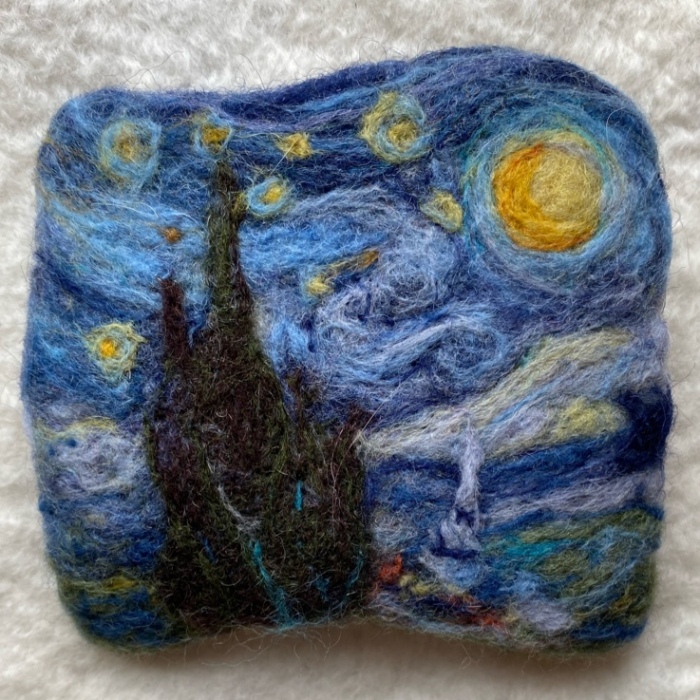 I Recreate Vincent Van Gogh’s Art With Wool