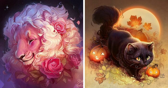 30 Adorable Wild Animal And Pet Illustrations By Nana Key